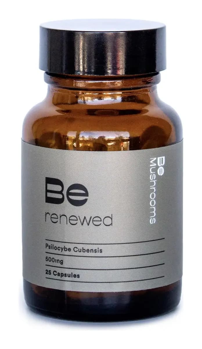 Be Mushrooms Be Renewed Macrodose Psilocybin Capsules (25 capsules)