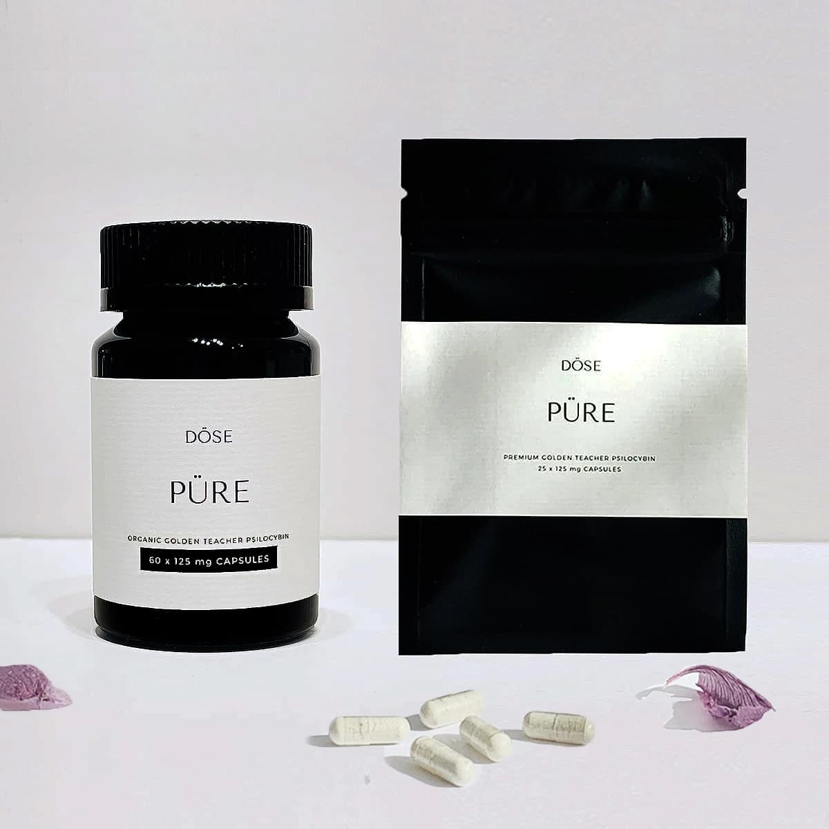 DÖSE PURE Golden Teacher Microdose Psilocybin Capsules