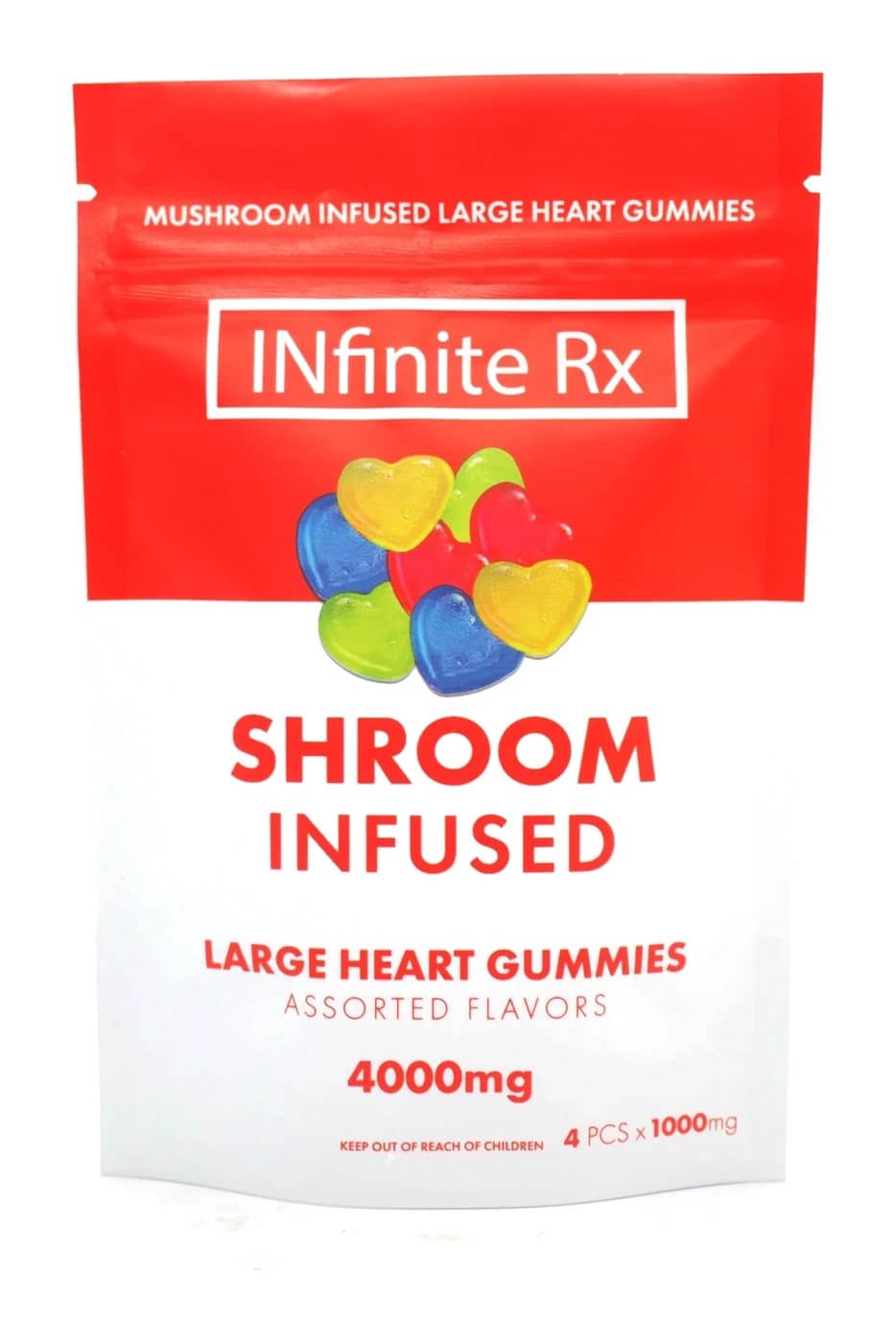 INfinite Rx Shroom Infused Heart Gummies
