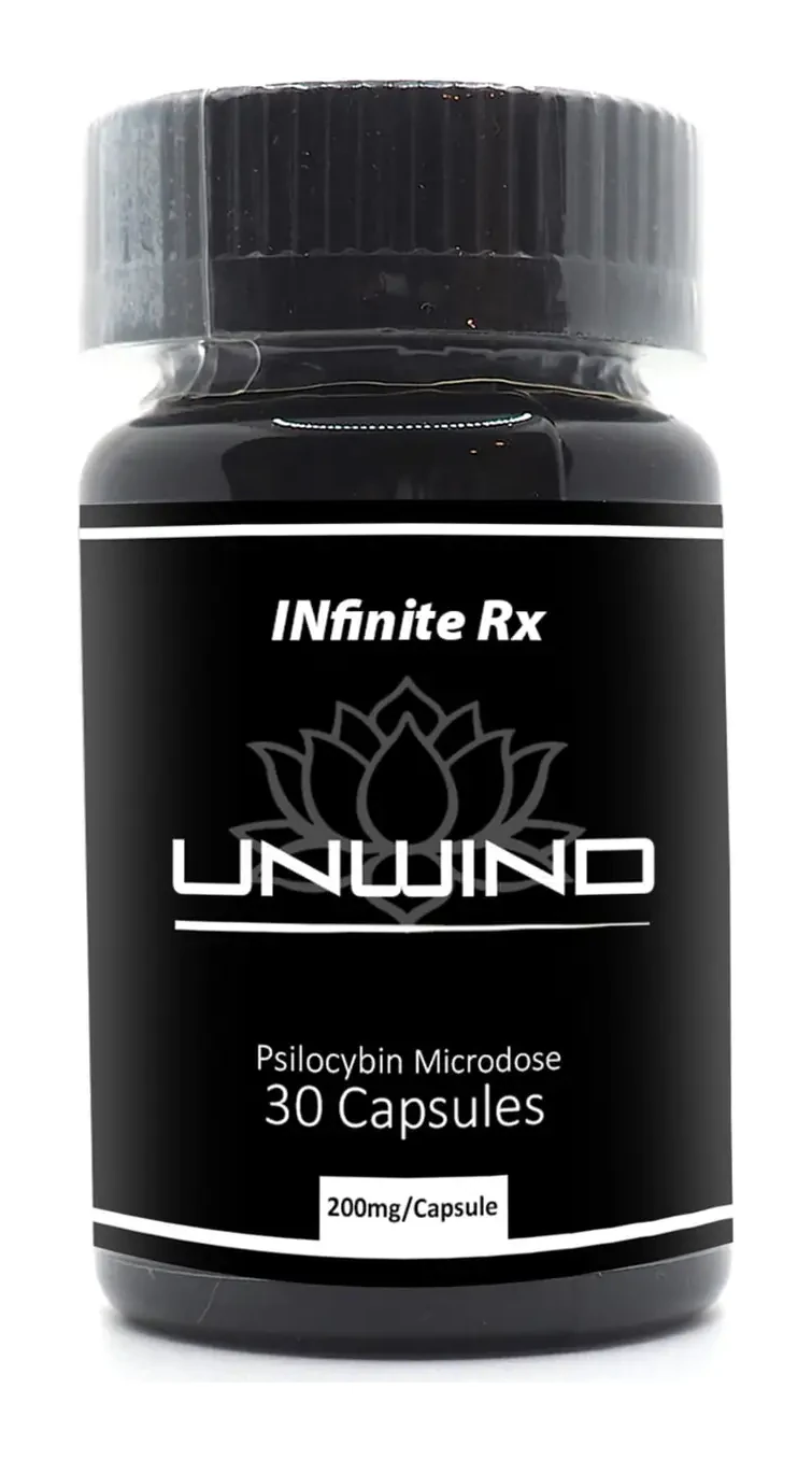 INfinite Rx Unwind Microdosing Psilocybin & CBD Capsules