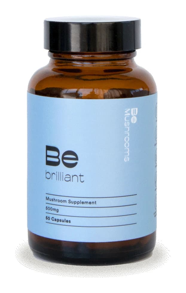 Be Mushrooms Be Brilliant (Booster) Mushroom Supplement Capsules