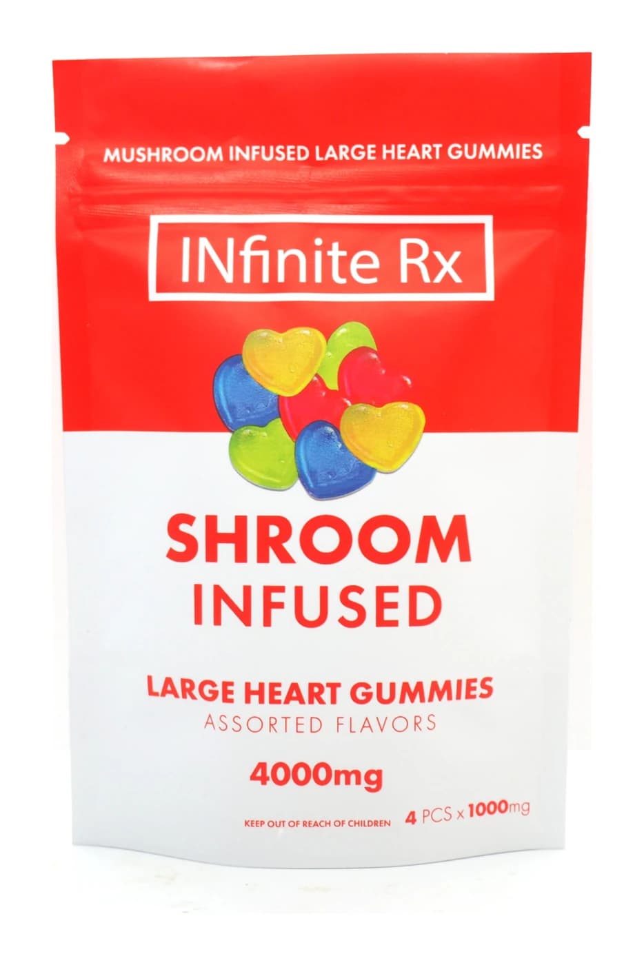 INfinite Rx Shroom Infused Heart Gummies (Large)