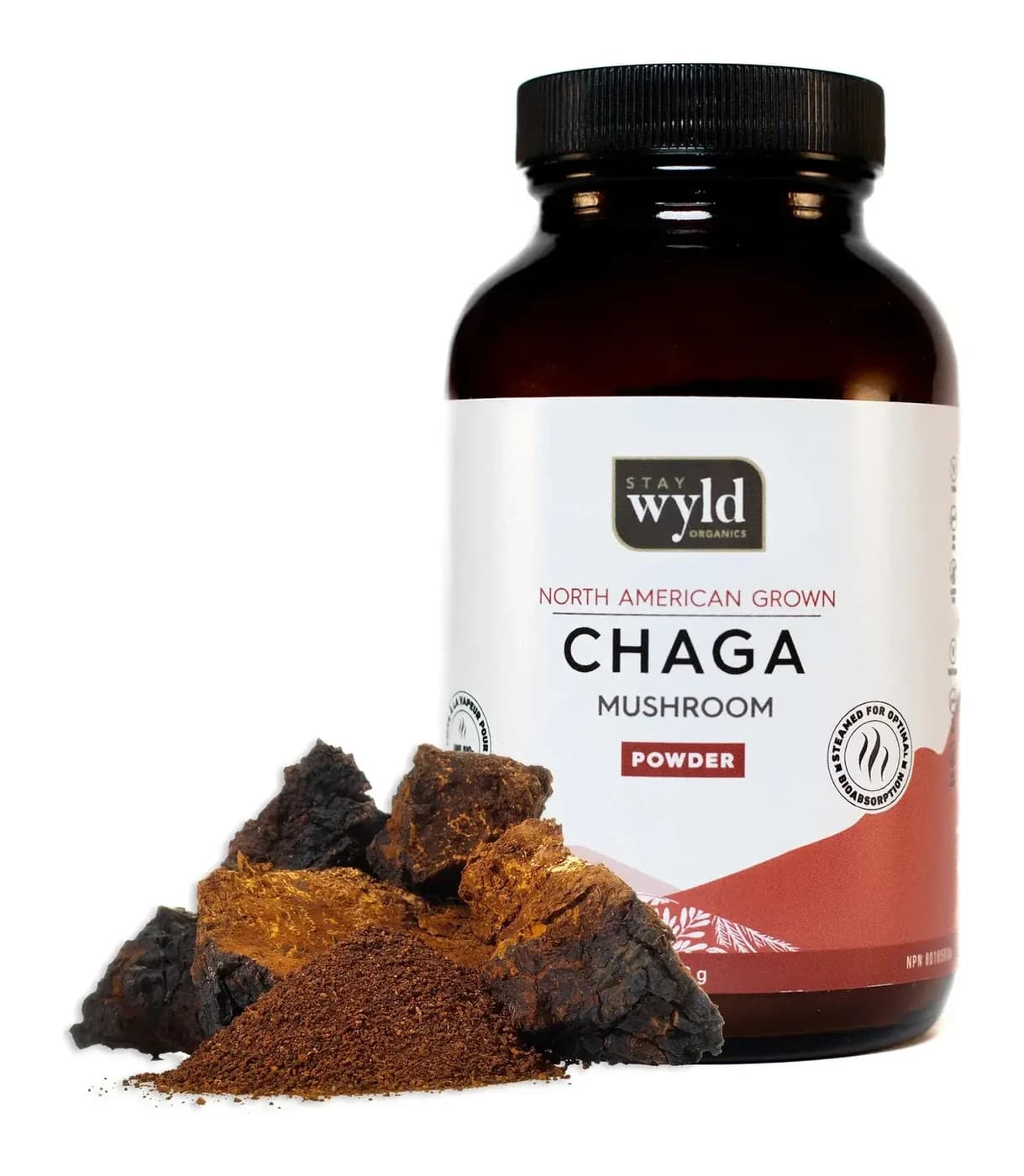 Stay Wyld Organics Chaga Mushroom Powder (100g)