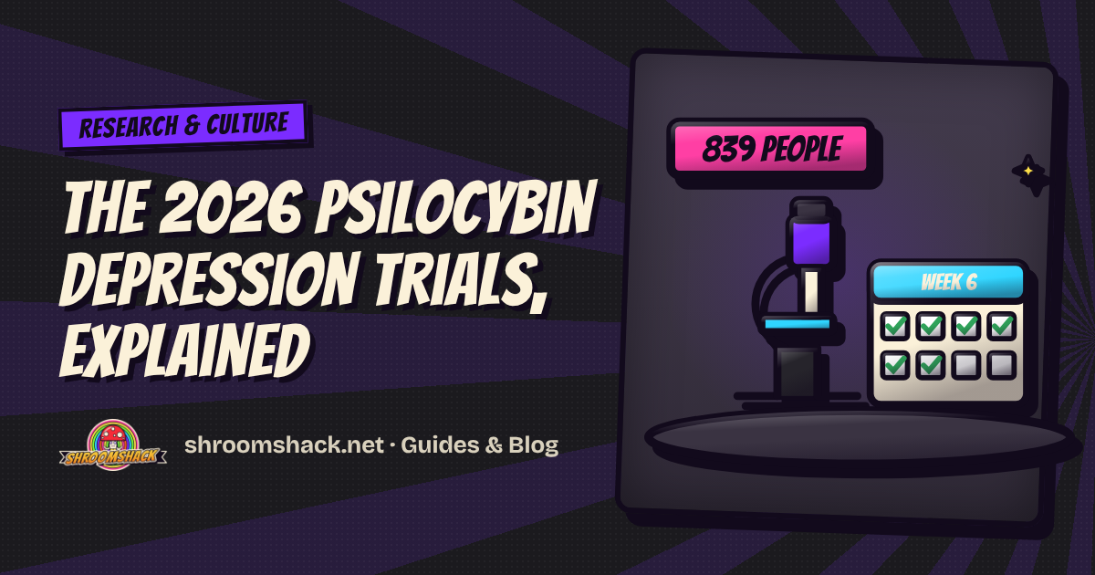 The 2026 Psilocybin Depression Trials, Explained: Compass, the NHS and EPISODE